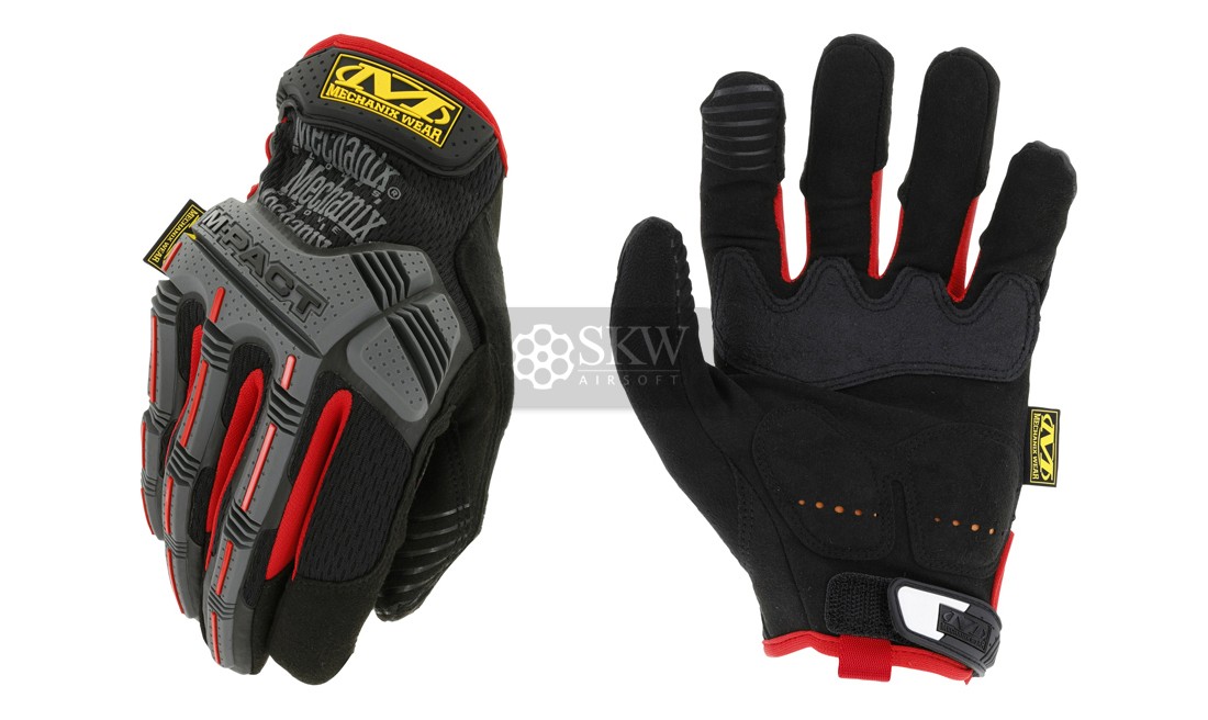 MECHANIX M-PACT BLACK/RED  GLOVES