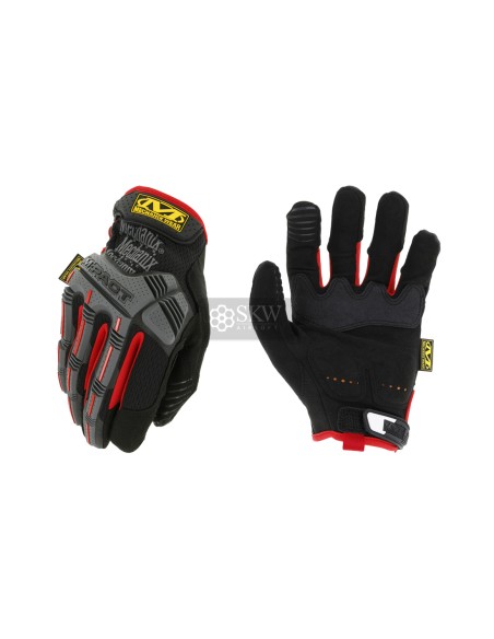 GUANTES MECHANIX M-PACT NEGRO/ROJO