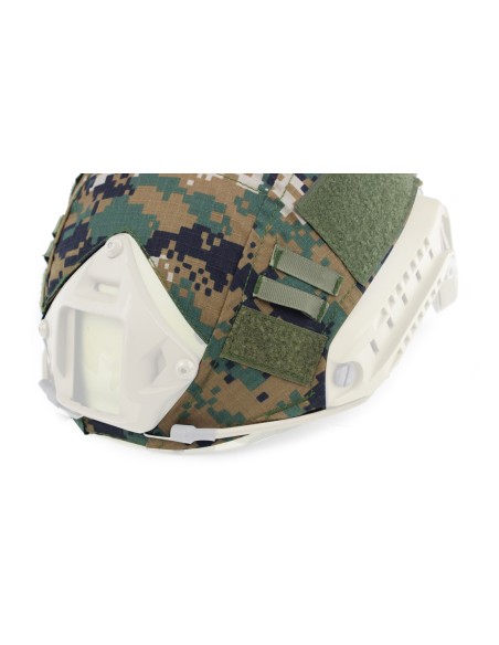 FAST PJ&MH HELMET COVER PIXEL WOODLAND DELTA TACTICS