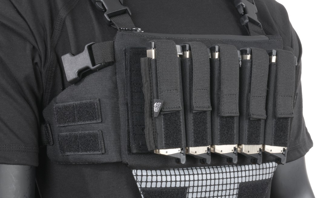 PORTACARGADOR X5 PISTOLA SPEEDSOFT BLACK DELTA...
