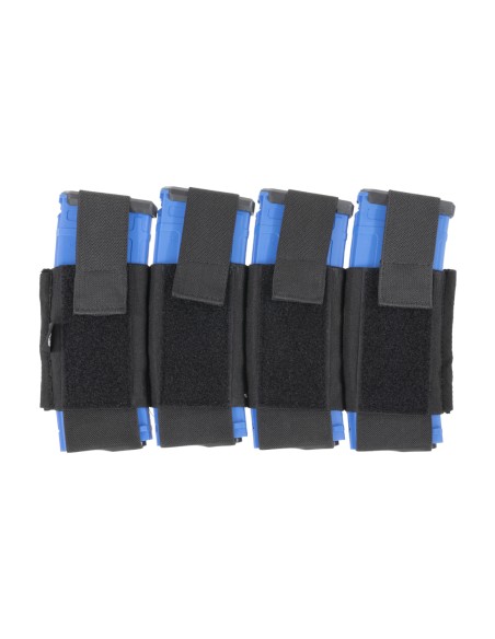 PORTACARGADORES CUADRUPLE M4 SPEEDSOFT BLACK DELTA TACTICS