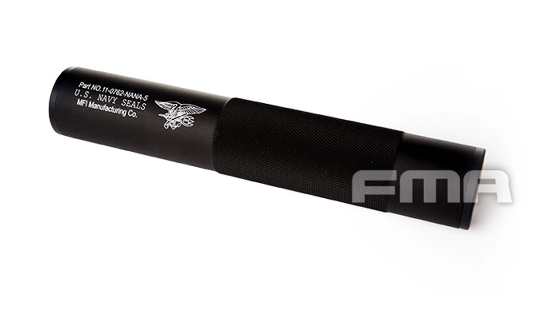 SILENCIADOR LARGO NAVY FORCE NEGRO