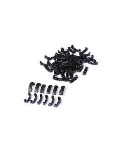 LOW PROFILE RAIL CLIPS BLACK PACK60U