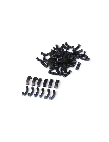CLIPS RAIL LOW PROFILE NEGRO PACK60U