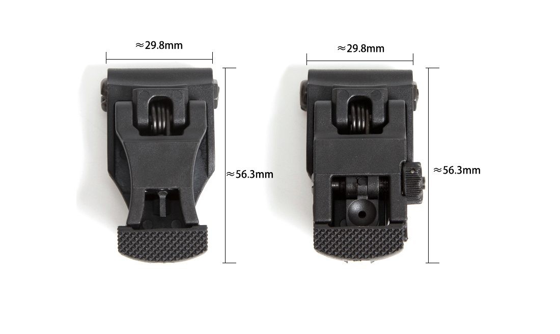 FOLDING SIGHTS BLACK