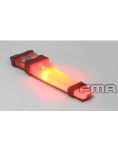 LUZ TACTICA ESTILO V-LITE ROJA BASE DARK EARTH 2