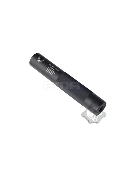 SILENCIADOR LARGO  AIR FORCE NEGRO