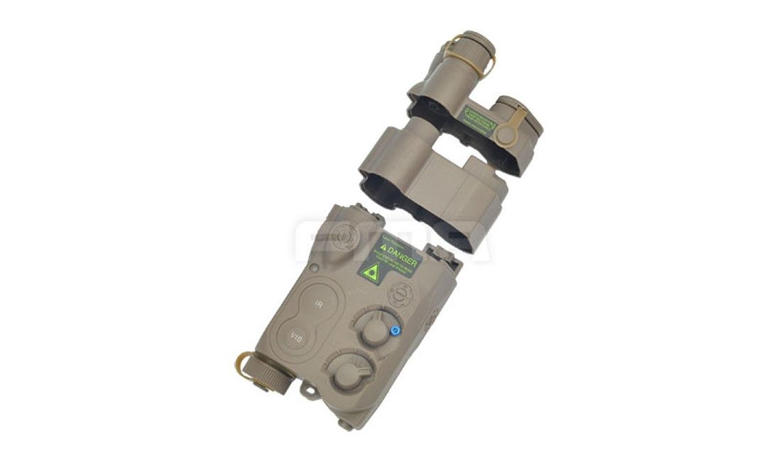 AN/PEQ-16 DUMMY PORTABATERIA DARK EARTH