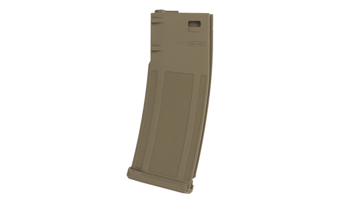 CARGADOR POLIMERO AEG M4 130RDS TAN SAIGO DEFENSE