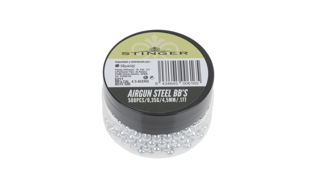 BOLSA 500 BBS 4.5 ACERO NIQUELADO STINGER