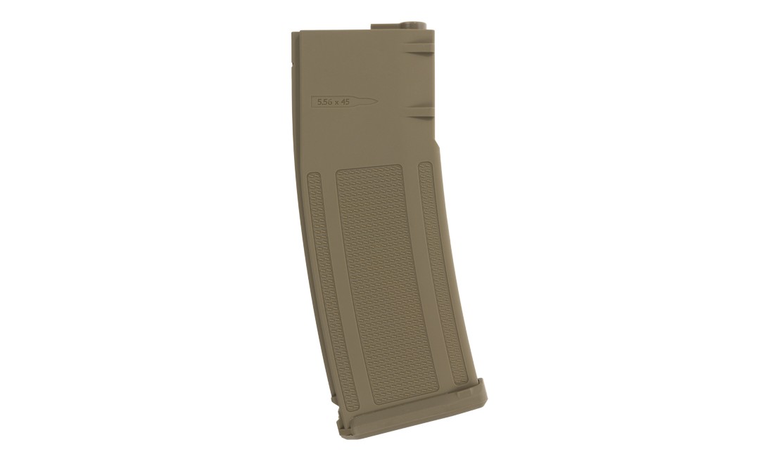 CARGADOR POLIMERO AEG M4 130RDS TAN SAIGO DEFENSE