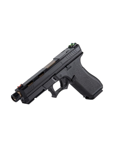 PISTOLA GBB CUSTOM BLACK AT3704 GOLDEN EAGLE