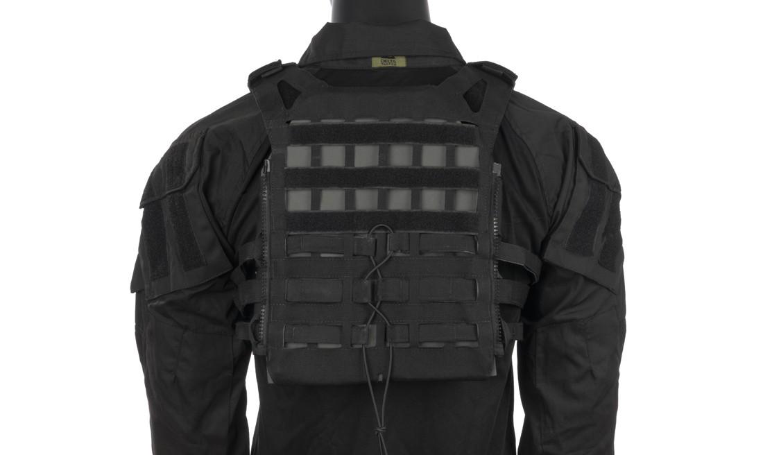 PLATE CARRIER FORCE MK3 BLACK DELTA TACTICS