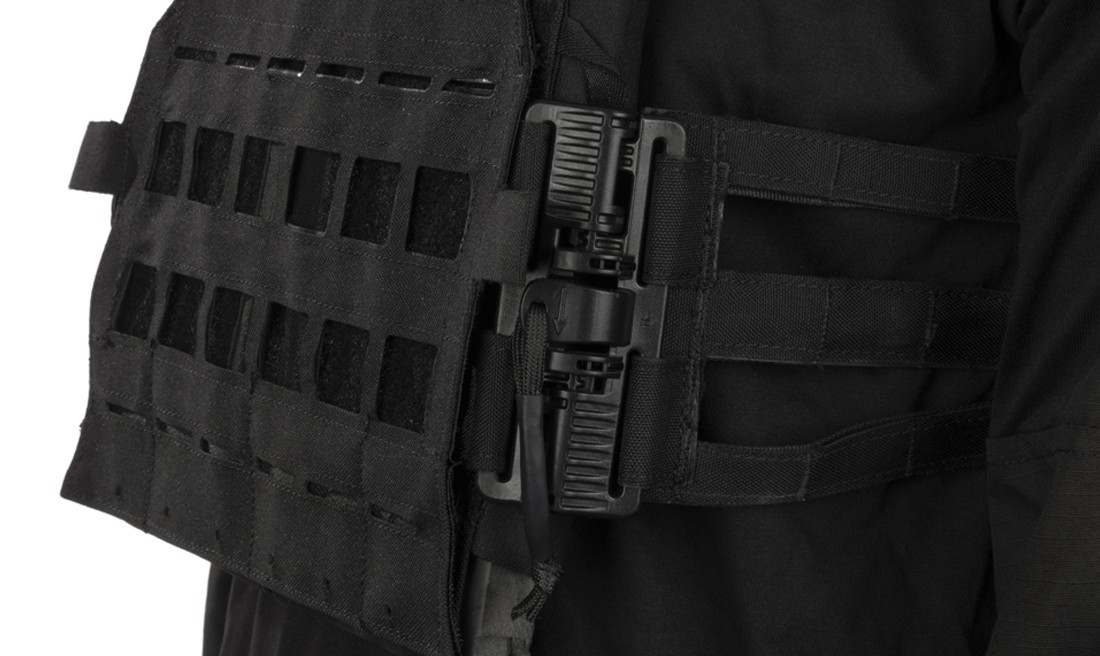 PLATE CARRIER FORCE MK3 BLACK DELTA TACTICS