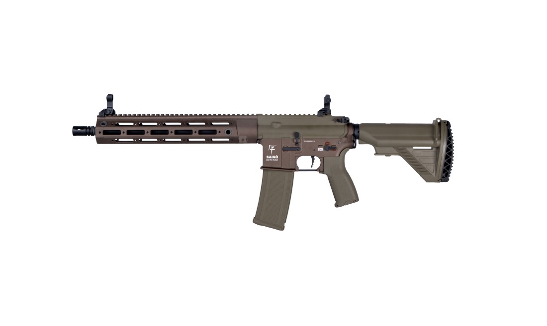 AEG SHOGUN ASTER MK2 TAN COMBO SAIGO DEFENSE